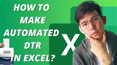 daily time record example|TAGALOG EXCEL TUTORIAL: How to Make .